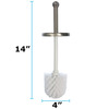 Blue Donuts Blue Donuts Vented Stainless Steel Toilet Brush Holder BD3931147